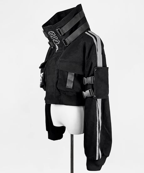 【中央町戦術工芸コラボ】テックウェアジャケットBLACK