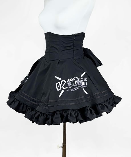 【中央町戦術工芸コラボ】タクティカルコルセットスカートBLACK