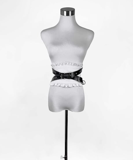《拘束リボンコルセット帯》WHITE