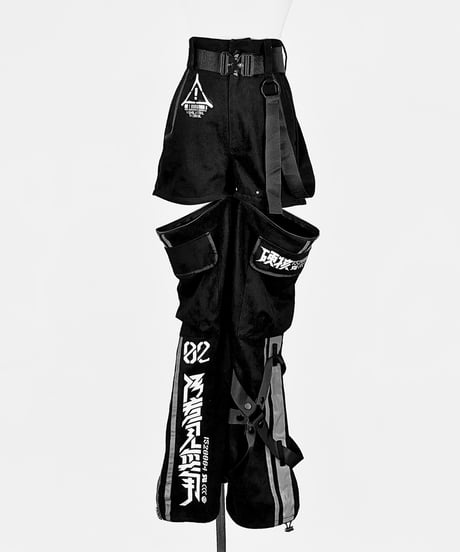 【中央町戦術工芸コラボ】テックウェアパンツBLACK