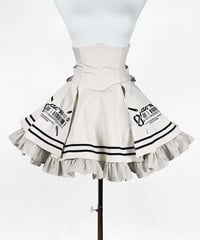 【中央町戦術工芸コラボ】タクティカルコルセットスカートIVORY