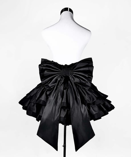 《拘束リボンコルセット帯》BLACK
