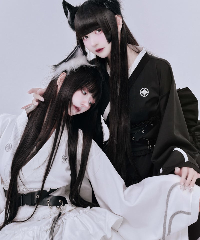 ジャージラインゴスロリ浴衣》BLACK | HIDOLATRAL THEODOL