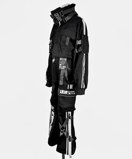 【中央町戦術工芸コラボ】テックウェアジャケットBLACK