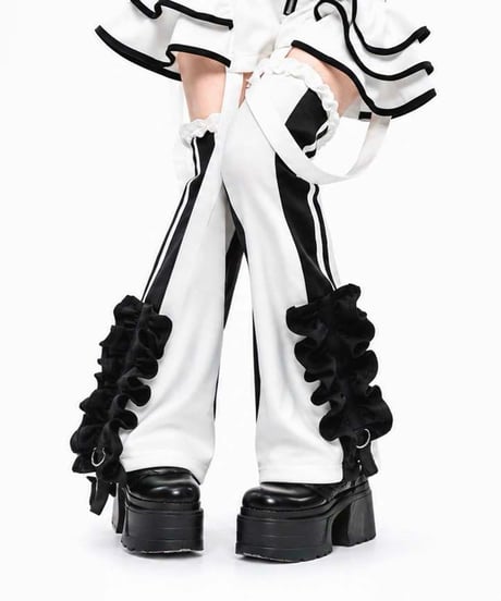 《アンドロイドサイバーフリルレッグウォーマー》WHITE