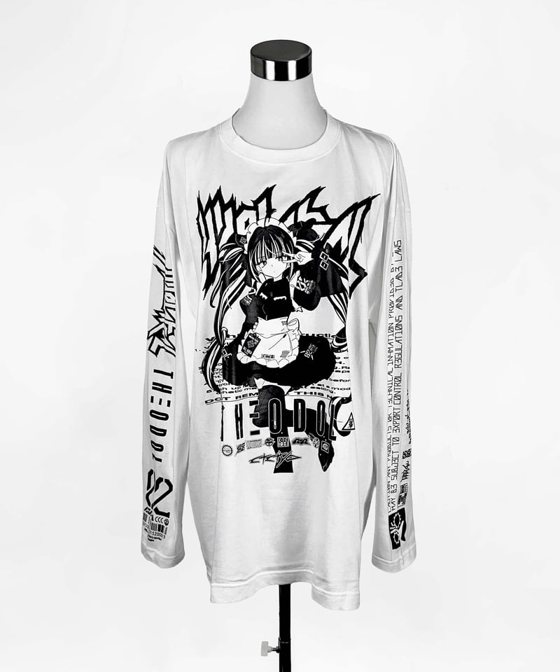 中央町戦術工芸コラボ】イラストロンT WHITE | HIDOLATRAL THEODOL