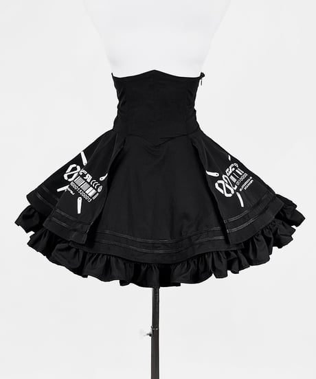 【中央町戦術工芸コラボ】タクティカルコルセットスカートBLACK
