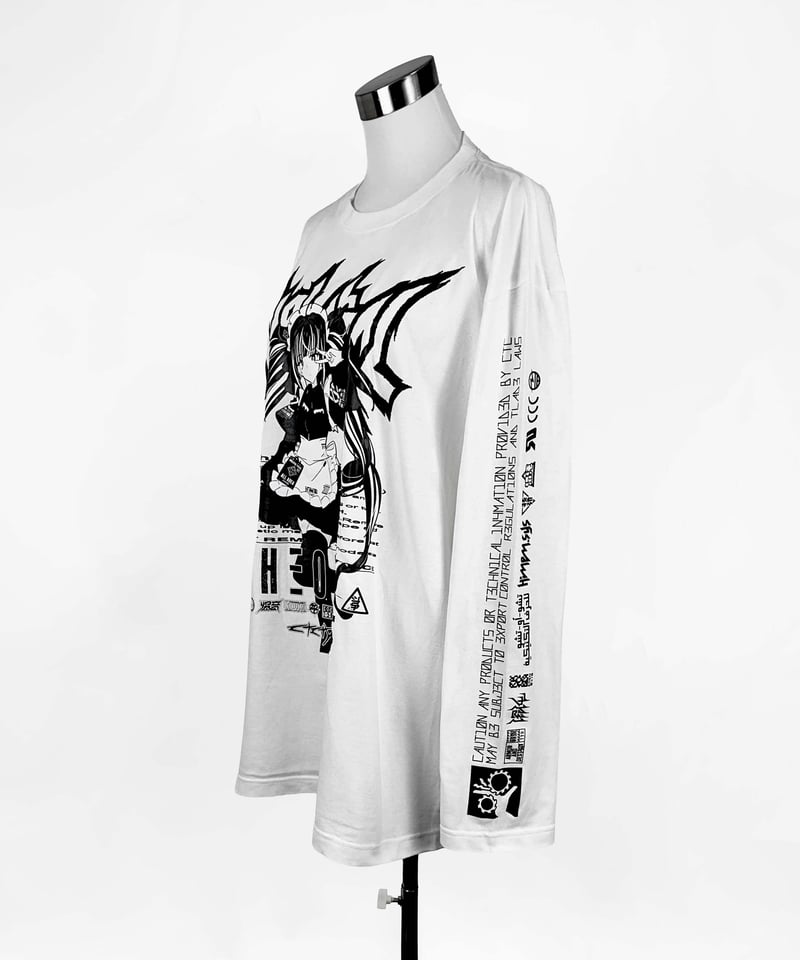 中央町戦術工芸コラボ】イラストロンT WHITE | HIDOLATRAL THEODOL