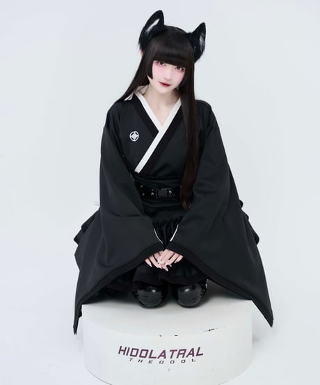 《ジャージラインゴスロリ浴衣》BLACK