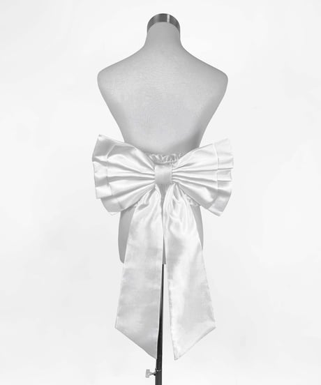 《拘束リボンコルセット帯》WHITE