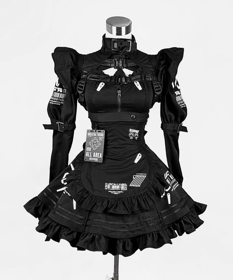 【中央町戦術工芸コラボ】タクティカルメイドエプロンBLACK