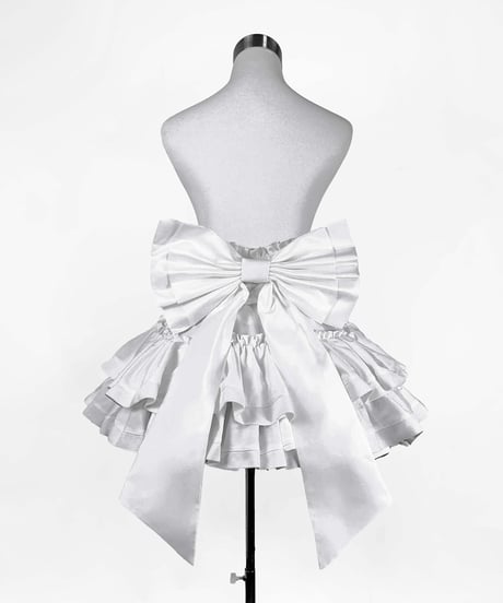 《拘束リボンコルセット帯》WHITE