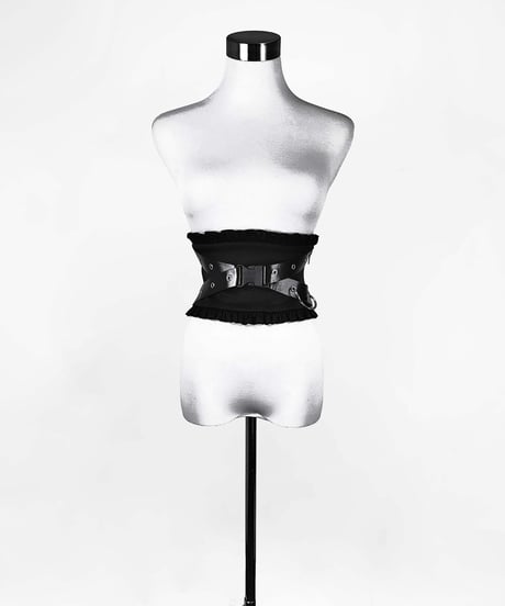 《拘束リボンコルセット帯》BLACK
