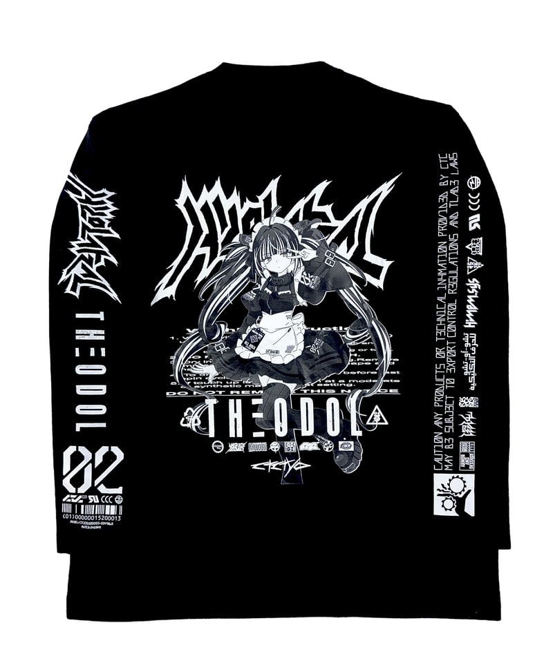 中央町戦術工芸コラボ】イラストロンT BLACK | HIDOLATRAL THEODOL