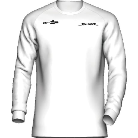 SEA SNIPER オリジナル長袖Tシャツ（White）