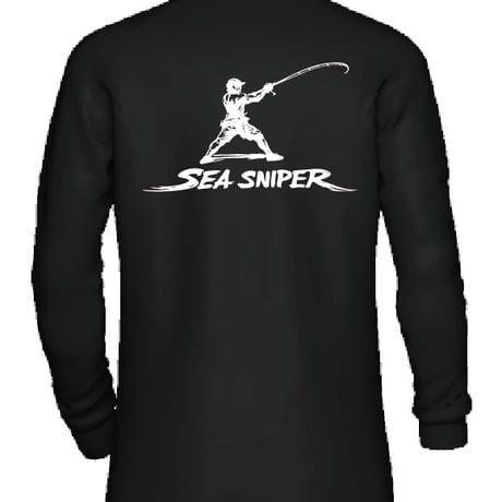 SEA SNIPER オリジナル長袖Tシャツ（Black）