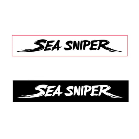 SEA SNIPER ロゴステッカー（2枚セット）