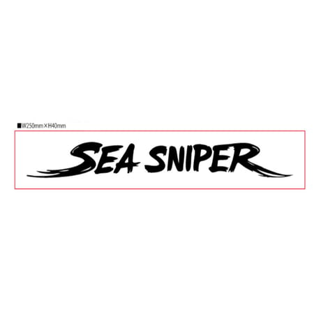 SEA SNIPER ロゴステッカー（2枚セット）