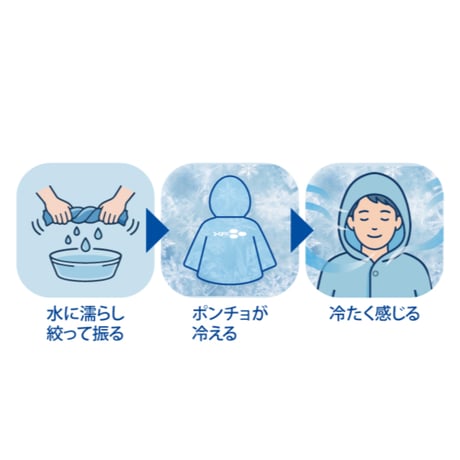 冷感ポンチョ