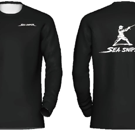 SEA SNIPER オリジナル長袖Tシャツ（Black）