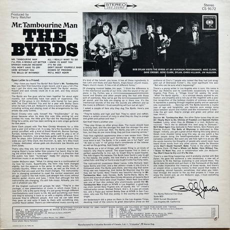 The Byrds / Mr. Tambourine Man