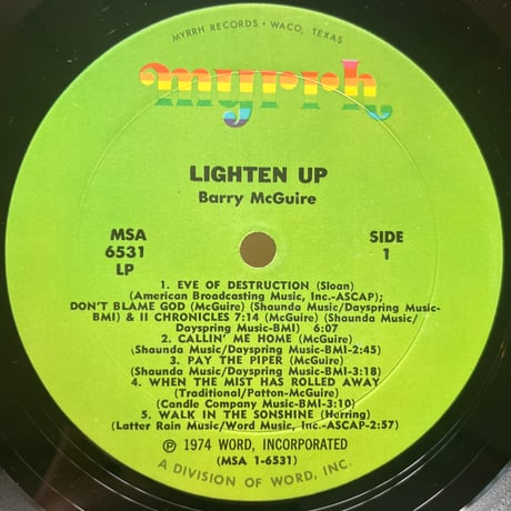 Barry McGuire / Lighten Up