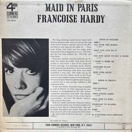 Francoise Hardy / Maid In Paris