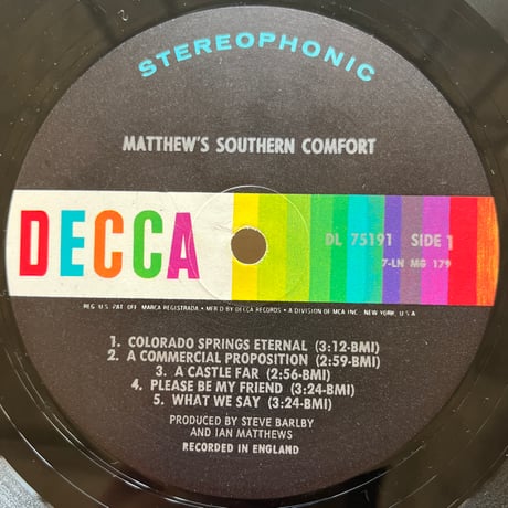 Matthew’s Southern Comfort / ST