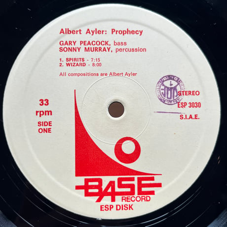 Albert Ayler / Prophecy