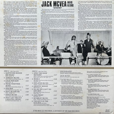 Jack Mcvena And His All Stars / Open The Door Richard !