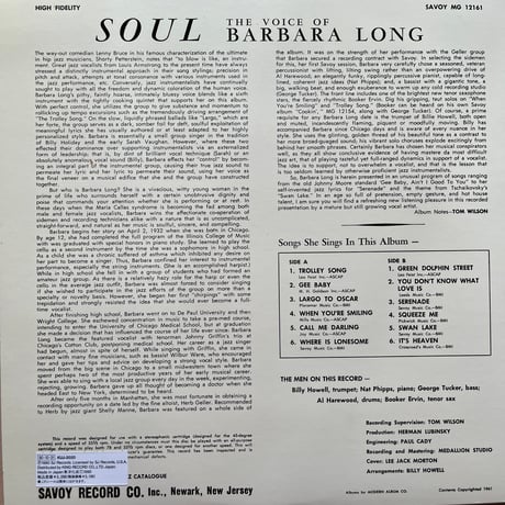 Barbara Long / Soul