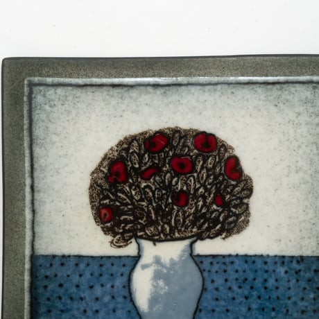 Arabia｜Helja｜wall plate｜bouquet