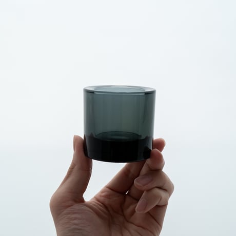 Iittala｜Kivi｜candle holder｜mixed color｜grey / black