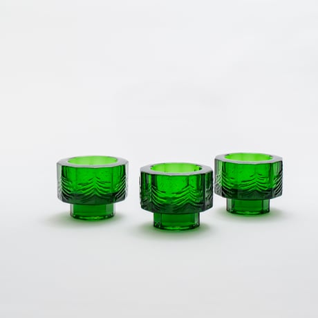 Iittala｜Kuusi｜candle holder｜green