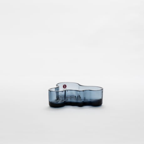 Iittala｜Aalto Collection｜bowl 98mm｜blueberry blue｜白文字 i シール