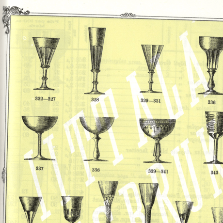 19th century｜champagne glass H16cm｜2