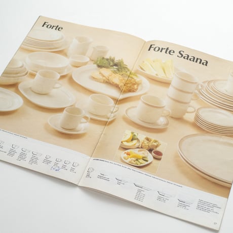 アラビア社の製品カタログ(1986年)｜Arabia Finland 1986