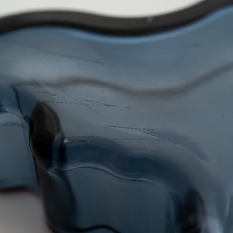 Iittala｜Aalto Collection｜bowl 98mm｜blueberry blue｜白文字 i シール