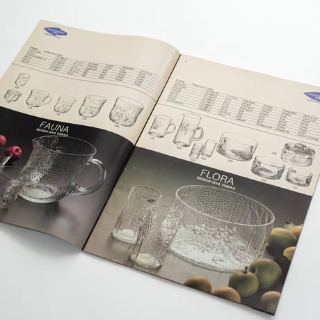 ヌータヤルヴィ社の製品カタログ(1980年)｜Nuutajärvi 1980