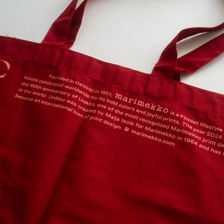 Marimekko｜tote bag｜Unikko