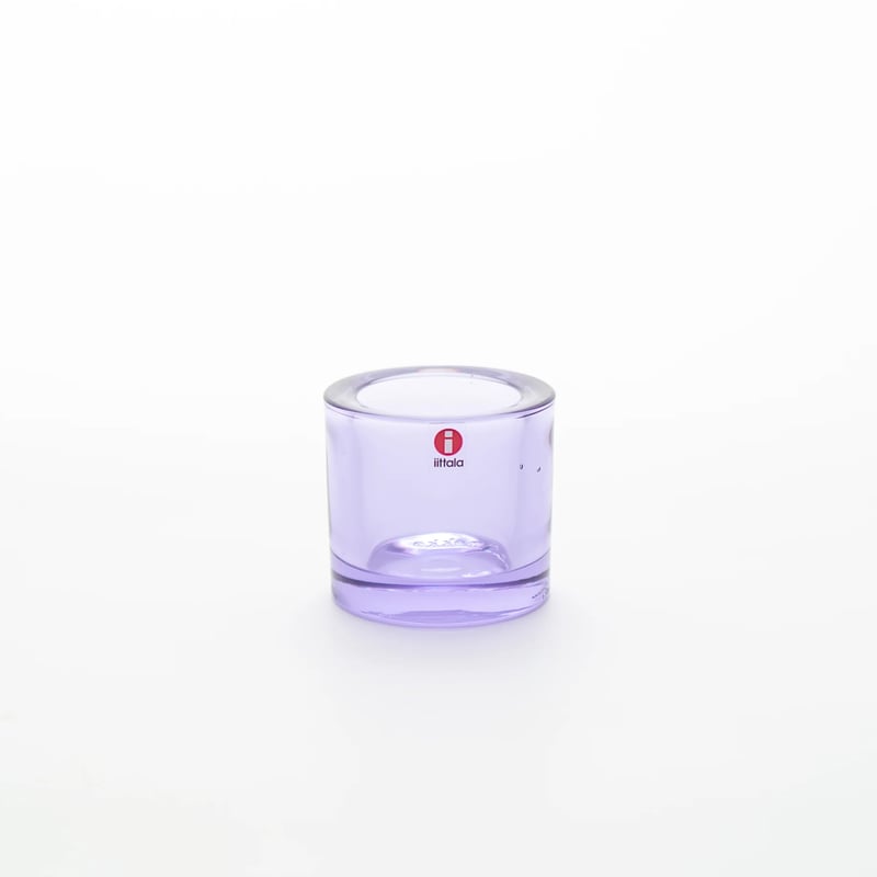 Iittala｜Kivi｜candle holder｜light lilac | lumikk
