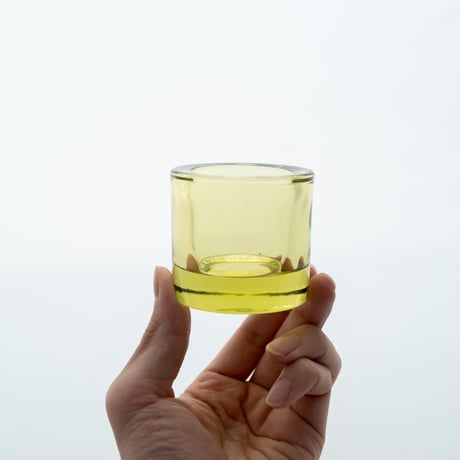 Iittala｜Kivi｜candle holder｜mixed color｜yellow｜2