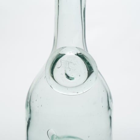 Nuutajarvi｜19th century｜glass bottle H19.5cm