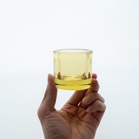 Iittala｜Kivi｜candle holder｜mixed color｜yellow｜4