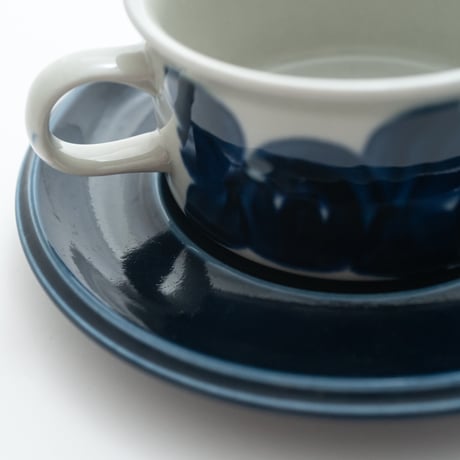 Arabia｜Anemone｜cup φ10cm｜blue