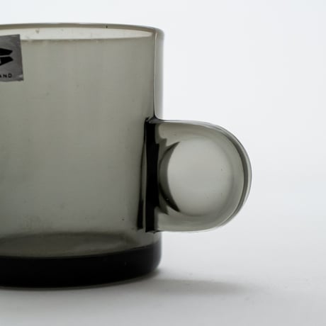 Nuutajarvi｜5606｜glass cup φ5cm｜grey