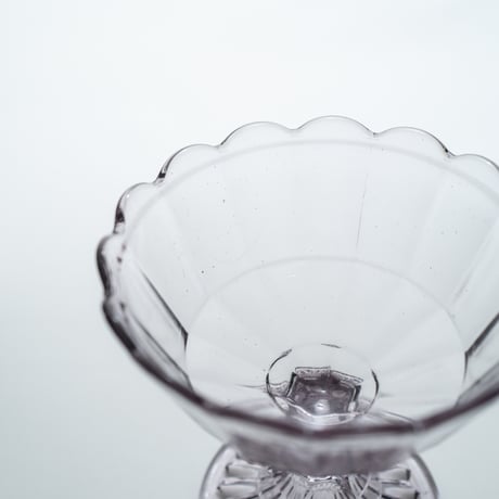 Nuutajarvi｜glass bowl φ12.3cm｜nötsjö stamp