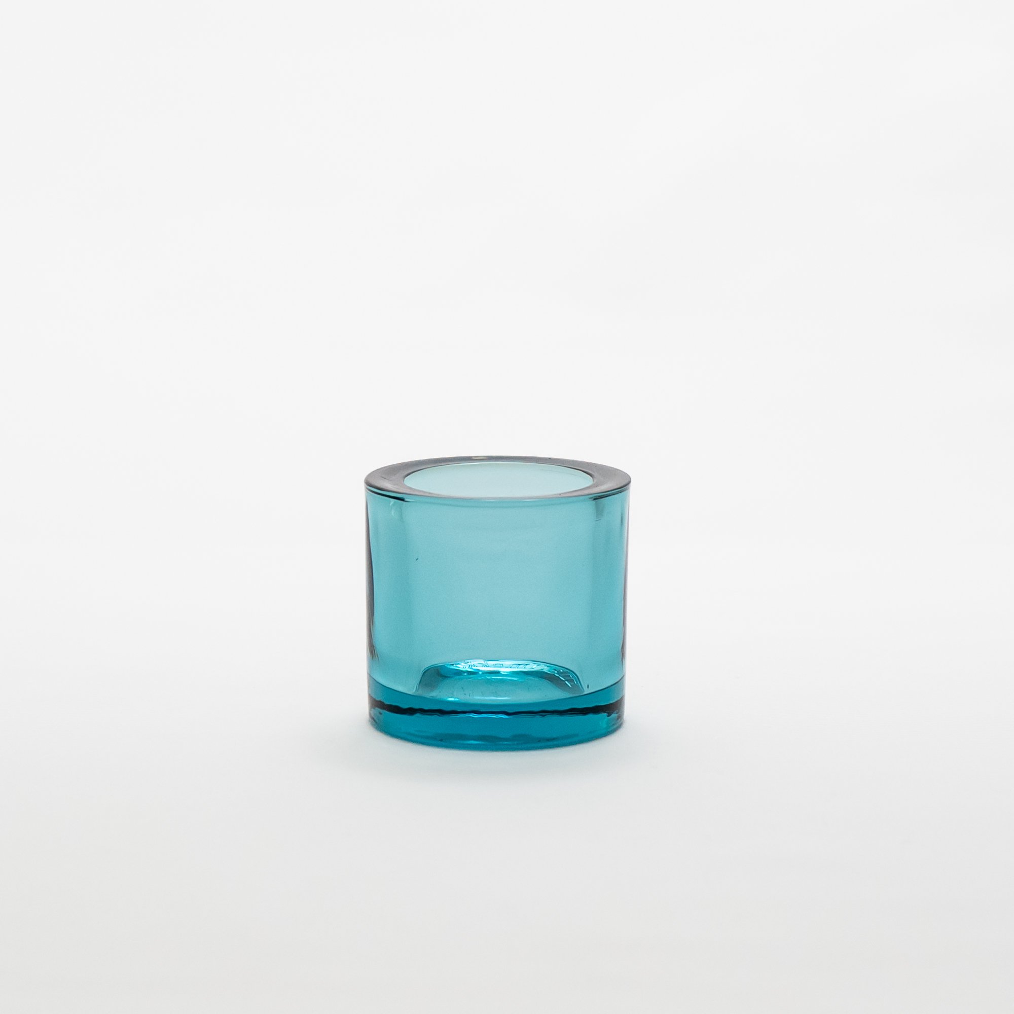 Iittala｜Kivi｜candle holder｜mixed color｜sea blue