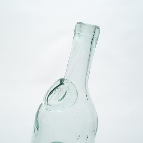 Nuutajarvi｜19th century｜glass bottle H19.5cm