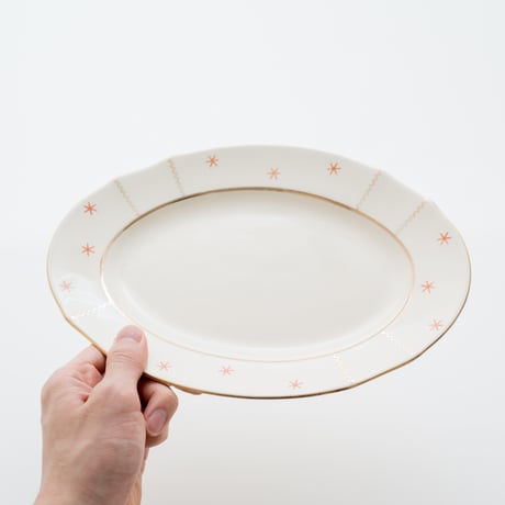 Arabia｜Viktoria｜oval plate 27.5cm